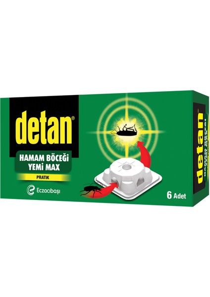 Hamam Böceği Yemi Max 6 Adet