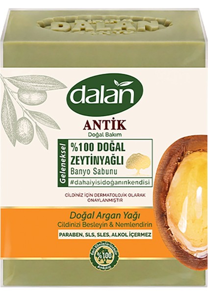 Antik Zeytiyağlı Argan Yağlı Banyo Sabun 4X150G