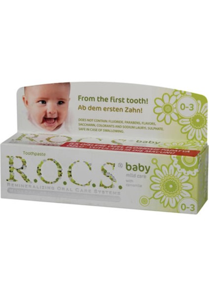 Rocs Baby 0-3 Yaş Florürsüz Diş Macunu 35 ml / 45 G