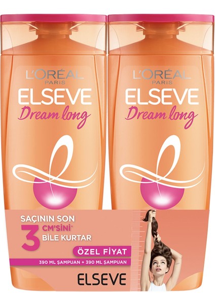 Dream Long Onarıcı Bakım Şampuanı 2X390ML