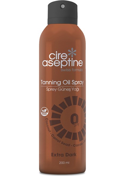 Sprey Güneş Yağı 0 Spf 200 ml