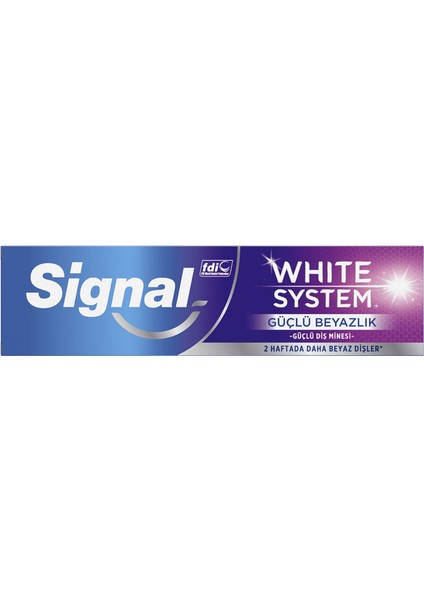 Sıgnal Whıte System Güçlü Diş Minesi Diş Macunu 75ML