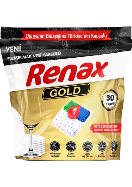 Gold Bulaşık Makinesi Kapsülü 30'lu 360 G