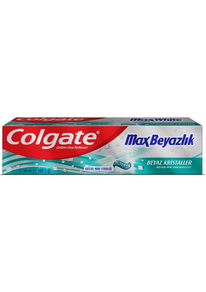 Max Beyazlık Beyazlatıcı Diş Macunu 50 ml