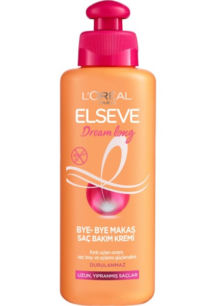 L'oréal Paris Elseve Dream Long Bye-Bye Makas Saç Bakım Kremi 200 ml