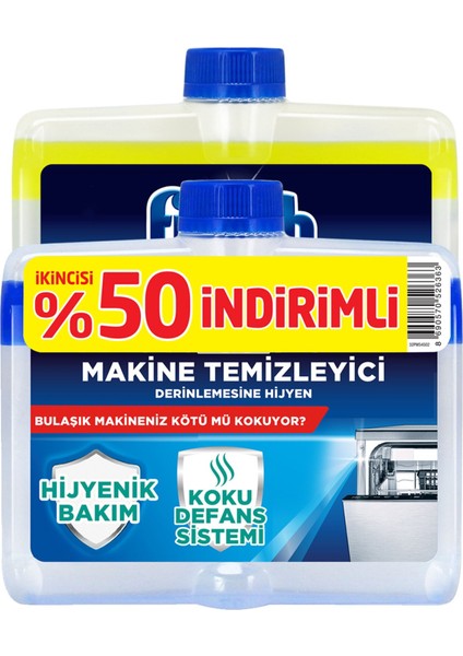 Bulaşık Makinesi Temizleyici Sıvı 2X250 ml