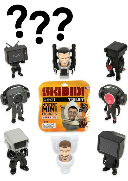 KBD01000 Skibidi Toilet Mini Figür Surpriz Paket