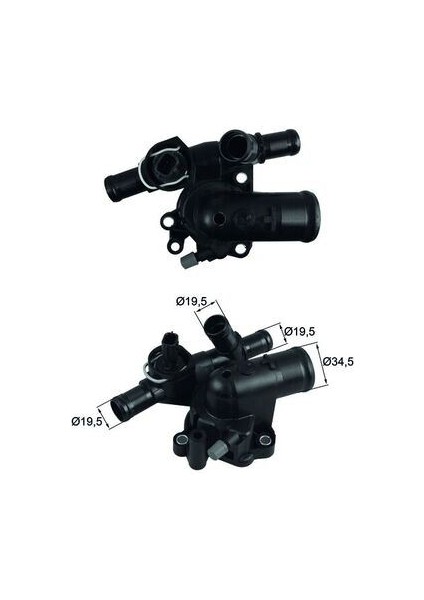 Termostat Komple 89C Lgn Iı-Iıı 2.0 05 Mgn Iı 2.0dci 05 Latıtude 2.0dci 11 Qashqaı 1.5-2.0dci 07