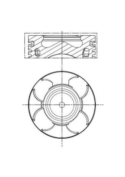 Motor Piston Segman 0.400MM -0.20MM 69.6mm 90BG Fıat Punto-Lınea-Doblo-Opel Astra H-Corsa D 1.3jtd
