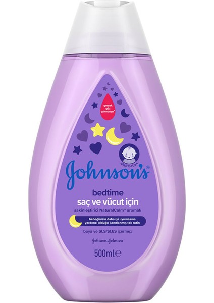 Johnsons Bedtime Saç ve Vücut Şampuanı 500 ml