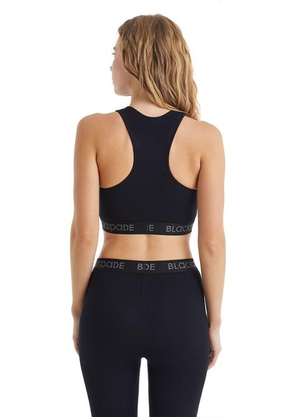 Kadın Siyah Sporcu Sütyen 51245 fiyatları