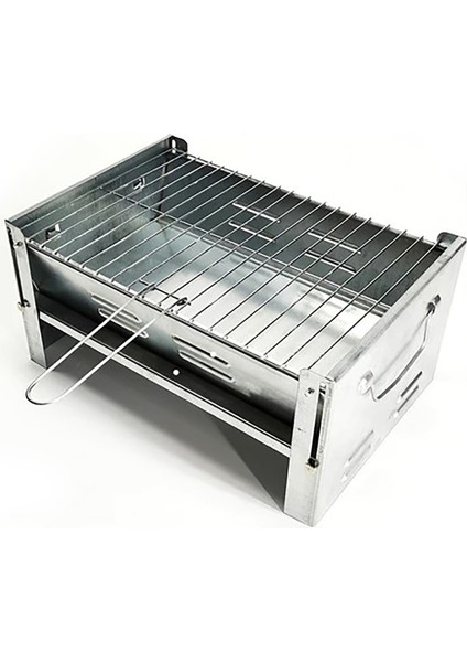 Közgrill Galvaniz Katlanır Mangal 27 x 40 cm