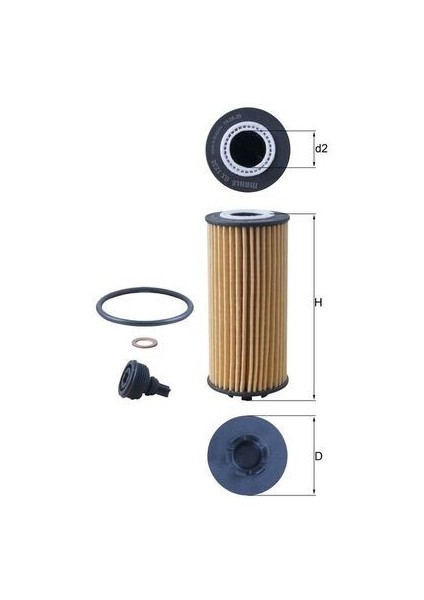 Yag Fıltresı Bmw B37 B38 B47 B48 F40 F45 F46 F48 F39 Mını F54 F55 F56 F60