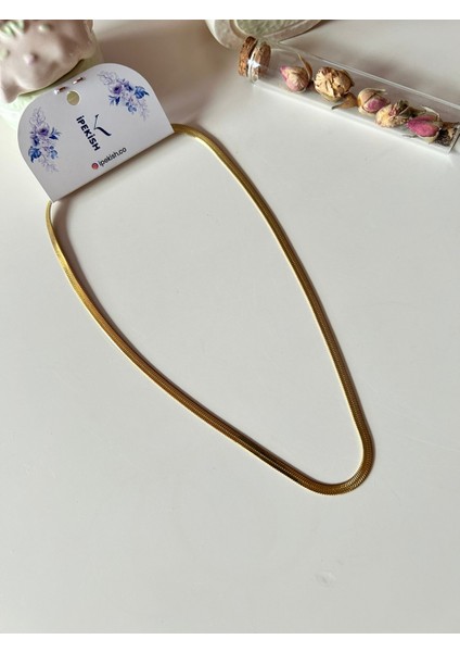 Unisex, 45 cm Gold Paslanmaz Çelik Italyan Zincir Kolye | Zarif, Sağlam, Modern fırsatları