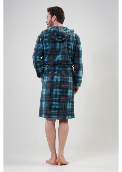 Erkek Uzun Kol Polar Kapüşonlu Siyah Sabahlık C6T4N0O102 indirimleri