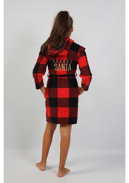 Kız Çocuk Polar Kırmızı Sabahlık C4T6N1O301 indirimleri