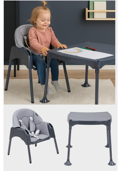 Growup Çalışma Masalı Mama Sandalyesi, Gri fırsatları