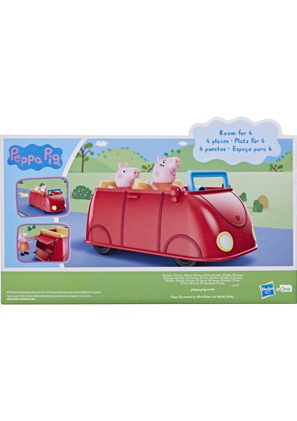 F2184 Peppa Pig Kırmızı Aile Aracı +3 Yaş