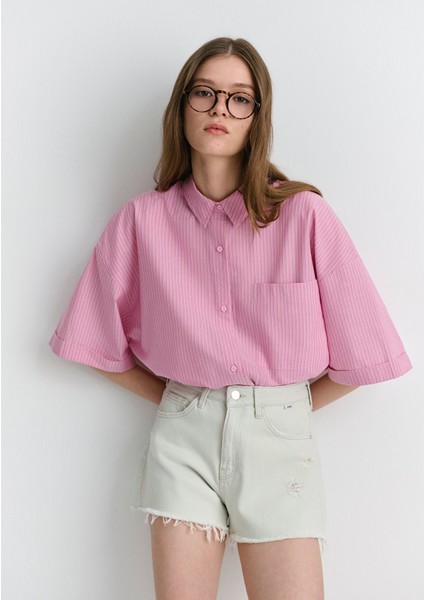 Rosie 90LAR Buz Mavi Jean Şort 1447489738