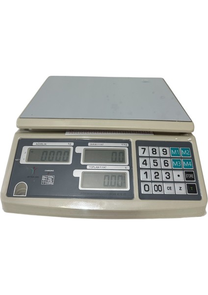 Ayter 30 kg Bakanlık Onaylı Terazi - 2025 Mühürlü