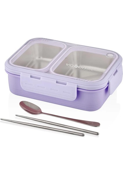 Vagonlife Paslanmaz Çelik Lunch Box 700 ml Beslenme Kabı (Karışık Renk 1 Adet) modelleri