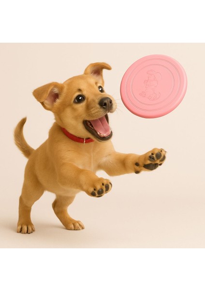 Evcil Hayvan Frizbi - Disk Köpek Oyuncağı - Frizbi Köpek Oyunu - Tenis Topu Kedi Köpek Oyuncağı