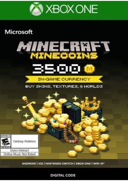 Minecraft Minecoins Pack: 3500 Coins - Xbox Live Key