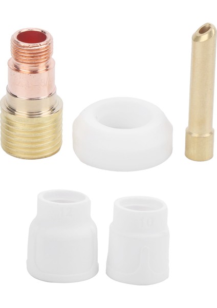 Seramik Kaynak Kabı Seti Beyaz 10# 12# Argon Ark Kaynak Tabancası Için Nozul Wp-17/18/26 (Yurt Dışından) fiyatları