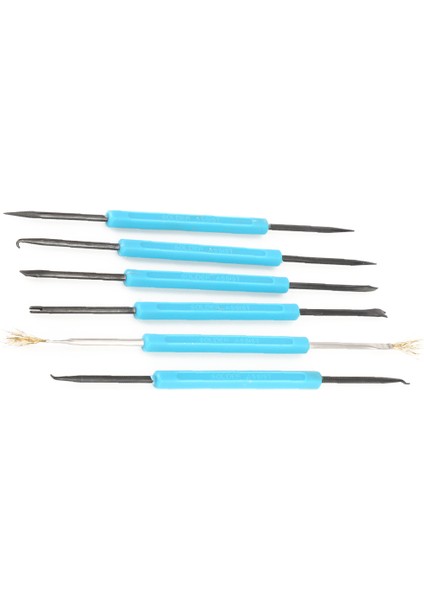 6 Adet Çift Başlı Lehimleme Yardım Aleti Devre Kartı Onarımı Temizleme Yardımcı Yardım Aleti (Yurt Dışından) fırsatları