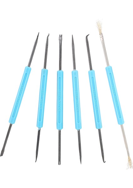 6 Adet Çift Başlı Lehimleme Yardım Aleti Devre Kartı Onarımı Temizleme Yardımcı Yardım Aleti (Yurt Dışından) indirimleri