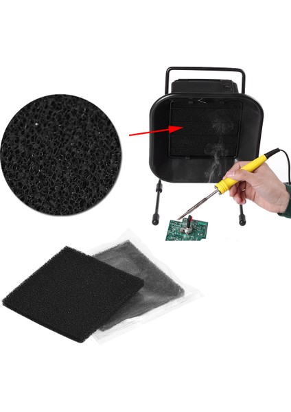 10 Adet Aktif Karbon Filtresi 13CM x 13CM Lehimleme Duman Emici Duman Çıkarıcı (Yurt Dışından) modelleri