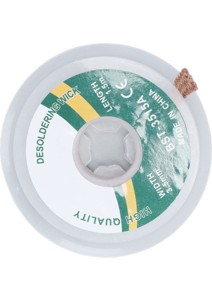 Lehim Sökme Fitili Temizleme Gerektirmeyen Alaşımlı Bakır Düşük Kalıntı Lehim Sökme Örgü Kemer 1,5 Metre3,5 mm (3515A) (Yurt Dışından) fırsatları