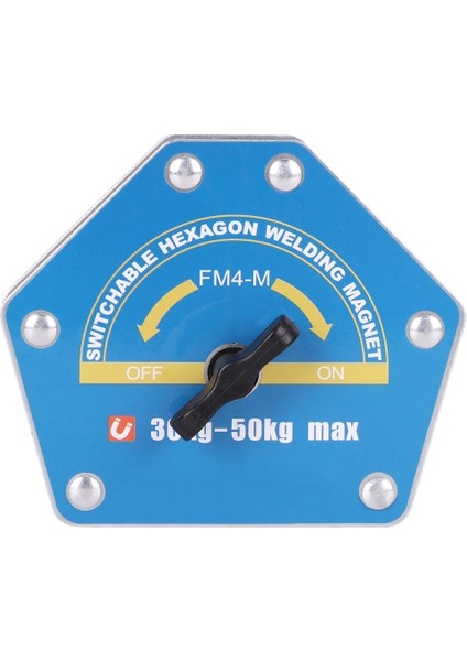 Manyetik Kaynak Konum Belirleyici Anahtarlanabilir Altıgen Güçlü Çok Açı Emiş 30-50KG Fm4 M (Yurt Dışından)