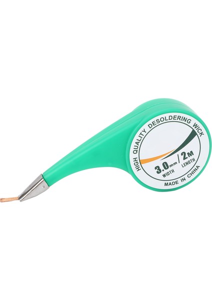 Lehim Fitili Örgüsü Akı Pirinç Lehim Sökme Fitili Teli Çıkarma Aleti Pcb Temizleme ve Onarımı Için 2m Uzunluk 3.0mm Genişlik (Yurt Dışından)