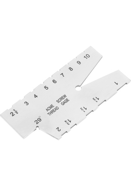 1 Adet Paslanmaz Çelik Vida Dişi Ölçer 29 Derece Taşlama Ölçer Muayene Aracı (Yurt Dışından)
