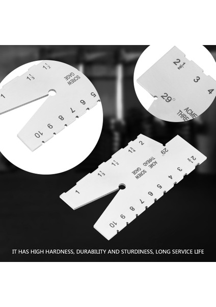 1 Adet Paslanmaz Çelik Vida Dişi Ölçer 29 Derece Taşlama Ölçer Muayene Aracı (Yurt Dışından) fırsatları