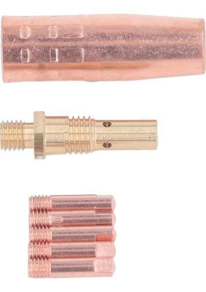 Mig Kaynak Tabancası Aksesuarı Pirinç 0.9mm Temas Ucu Gaz Nozulu Gaz Difüzör Seti Magnum 100L Için Yedek (Yurt Dışından) modelleri