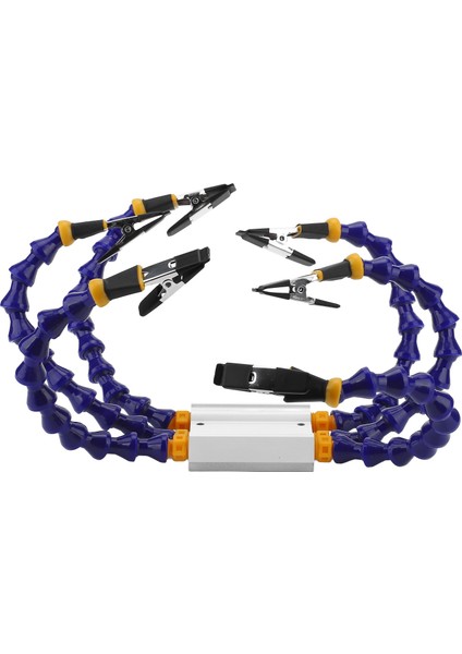 Lehimleme Yardımcı Elleri Abs Esnek Kol Alüminyum Alaşımlı Taban Üçüncü El Lehimleme Aleti Çıkarılabilir Kauçuk Kapaklı 6 Adet (Yurt Dışından) modelleri