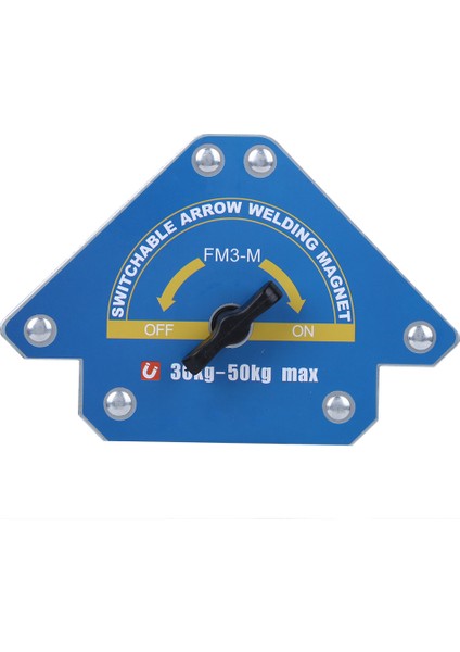 Kaynak Mıknatısı Lehimleme Bulucu Aracı Manyetik 30-50KG Emiş Ok Şekli Anahtarlı (Yurt Dışından)