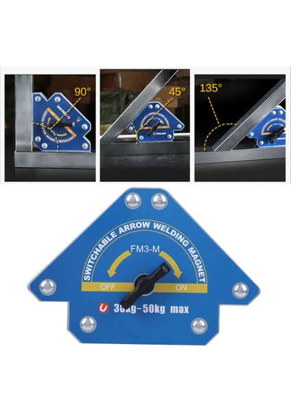 Kaynak Mıknatısı Lehimleme Bulucu Aracı Manyetik 30-50KG Emiş Ok Şekli Anahtarlı (Yurt Dışından) indirimleri