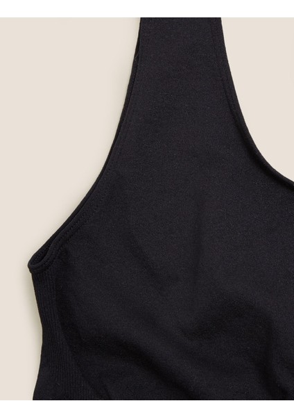 3'lü Balensiz Crop Top Sütyen Seti