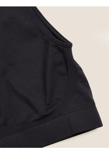 3'lü Balensiz Crop Top Sütyen Seti