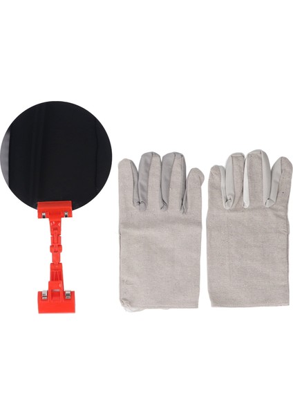 Kaynak Karartma Paneli Taşınabilir Klips Tipi 360 Derece Dönebilen Göz Koruması Alternatif 18CM Çap Yuvarlak Eldivenli (Yurt Dışından)