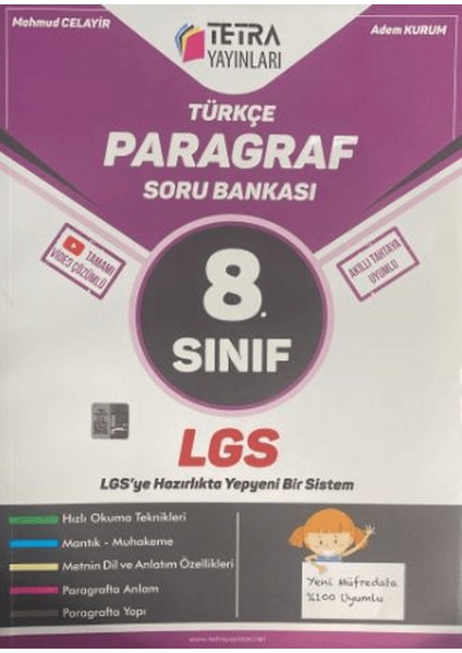 8. Sınıf Lgs Türkçe Paragraf Soru Bankası