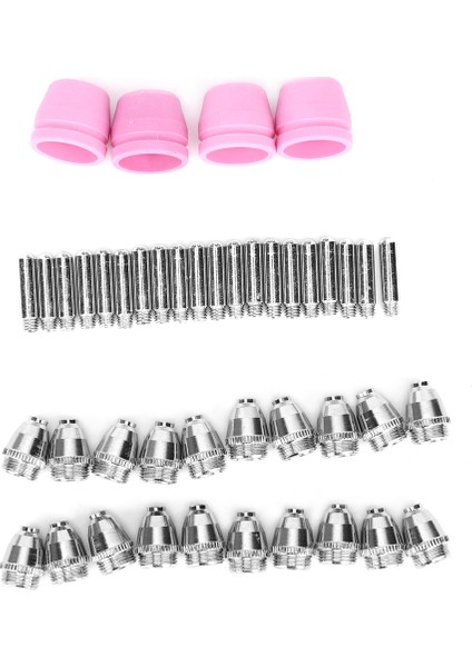 44 Adet Plazma Kesici Aksesuar Nozul Elektrot Koruması Ag 60/SG55 Aşınan Parçalar Için (44 Adet) (Yurt Dışından)