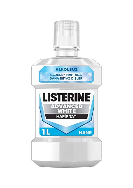 Ağız Suyu Advanced White Hafif Tat 1000ML