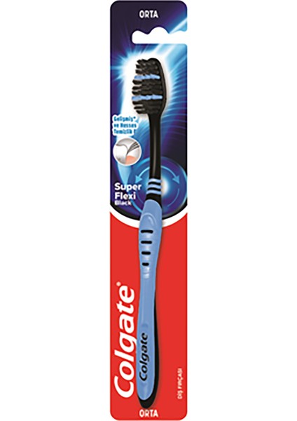 Diş Fırçası Süper Flexi Siyah