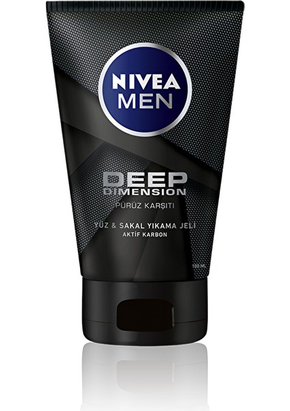 Men Yüz&sakal Yıkama Jeli Deep 100 ml