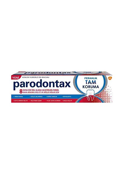 Paradontax Diş Macunu 75 ml Ferahlık Tam Koruma