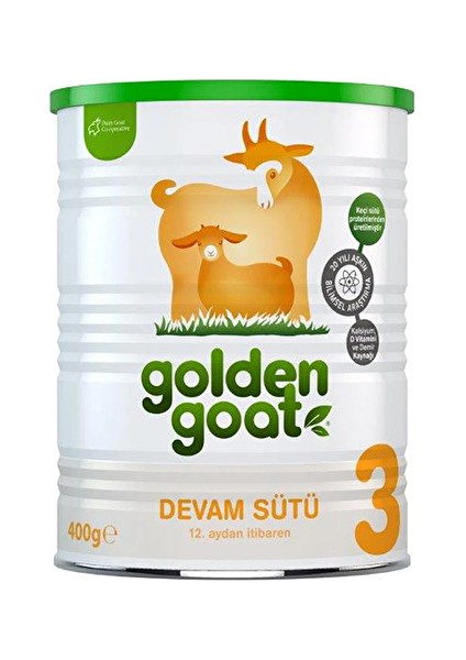 3 (Keçi) Devam Sütü 400 G Mama